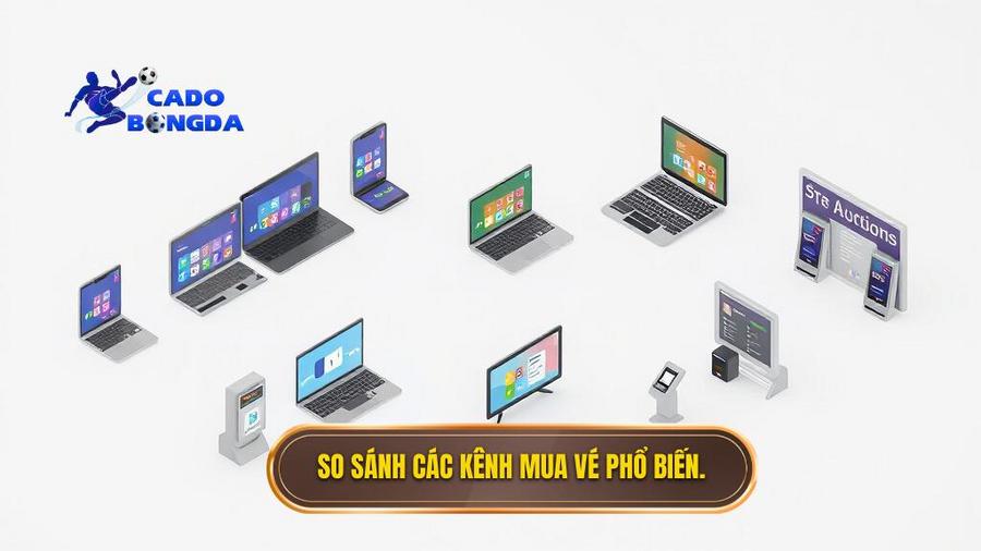 Bảng so sánh các kênh mua vé phổ biến