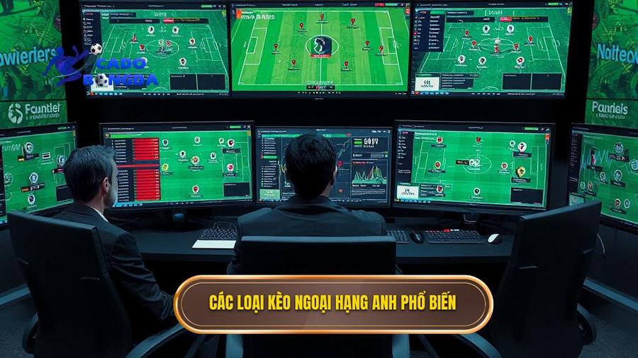 Các loại kèo phổ biến khi review kèo cá cược Ngoại hạng Anh