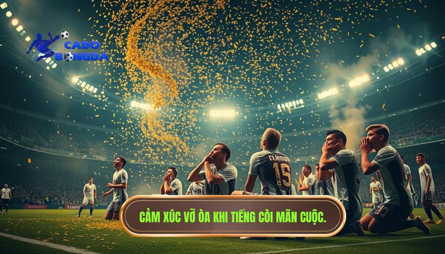 Tiếng còi mãn cuộc vang lên đầy cảm xúc: Đỉnh cao của nghệ thuật túc cầu 1 Ý nghĩa biểu tượng khi tiếng còi mãn cuộc vang lên đầy cảm xúc